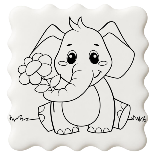 PYO Elephant - 8.5cm Square