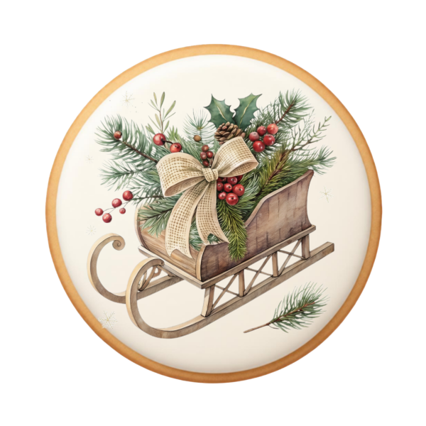 Vintage Christmas Sleigh 02