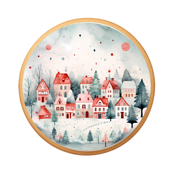whimsical Christmas village 02