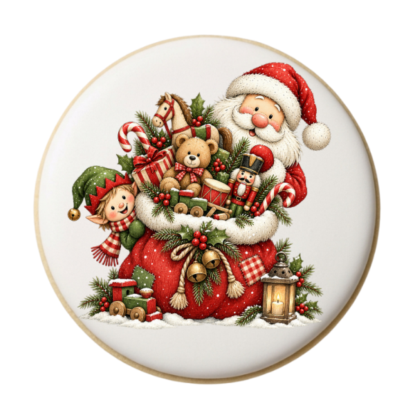Santa & Elf Vintage 01